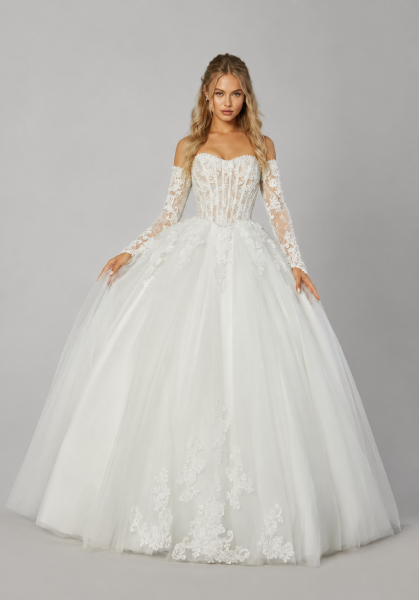 Brautkleid feminine Raffinesse CY01